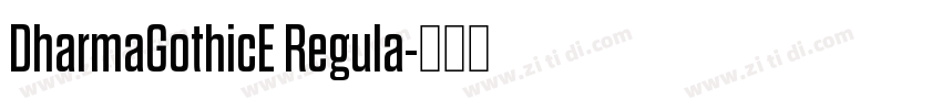 DharmaGothicE Regula字体转换